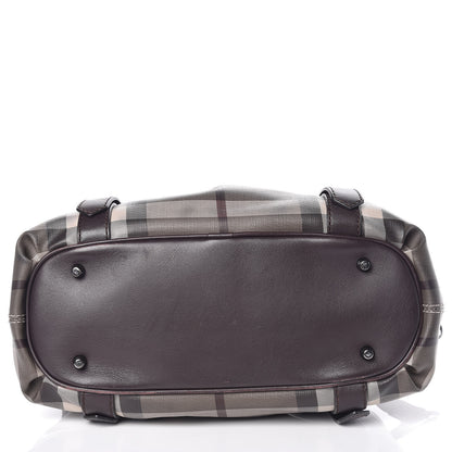 Burberry Smoked Check Small Northfield Tote Plum 17 of 20