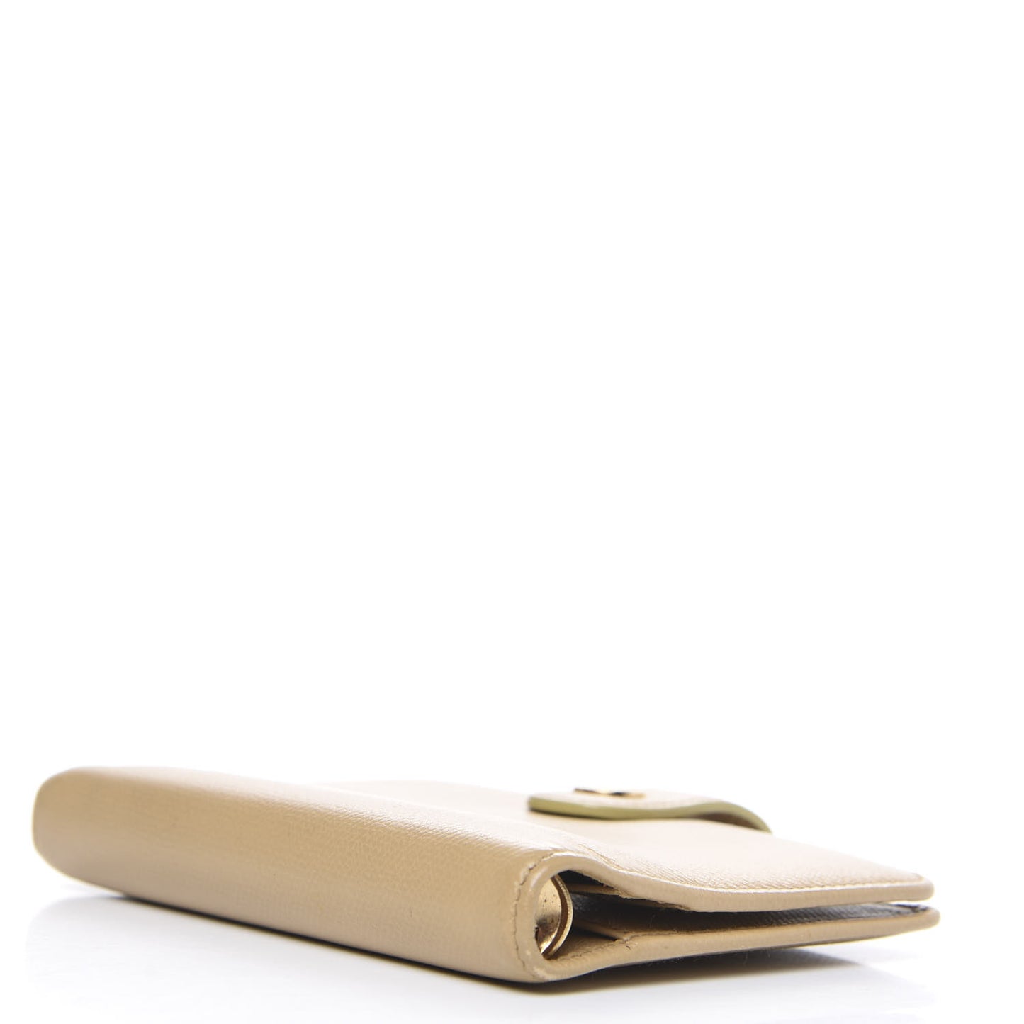 Goatskin Small Ring Agenda Planner Beige