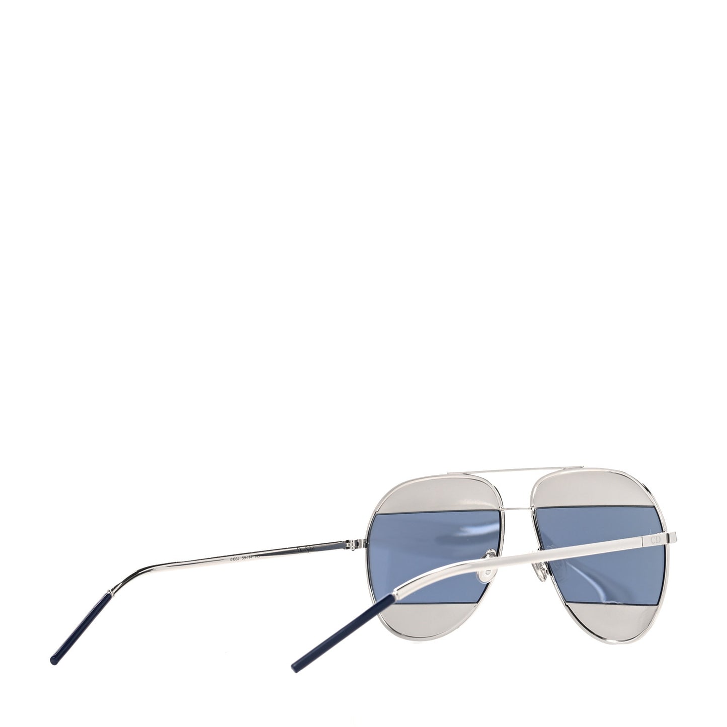 Split 1 Aviator Sunglasses Silver