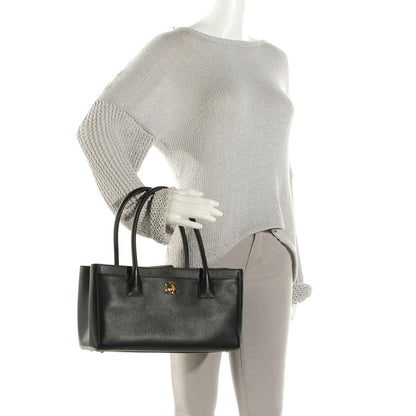 Chanel Calfskin Small Cerf Shopper Tote Black 2 of 8