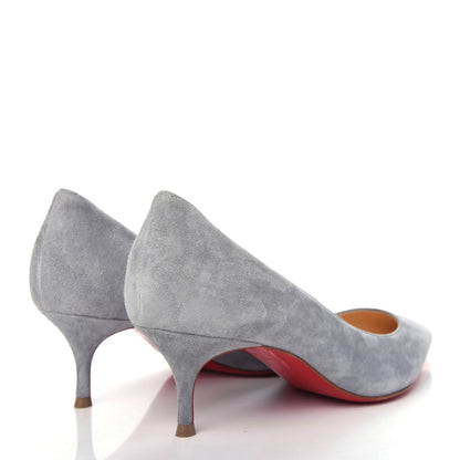 Christian Louboutin Veau Velours So Kate 55 Pumps 35 Light Blue 4 of 10