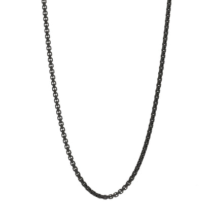 David Yurman Stainless Steel 4mm Box Chain Necklace 22" 1 of 3
