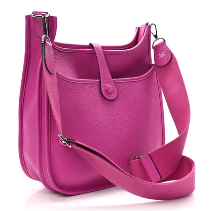 Hermes Taurillon Clemence Evelyne III PM Magnolia 3 of 15