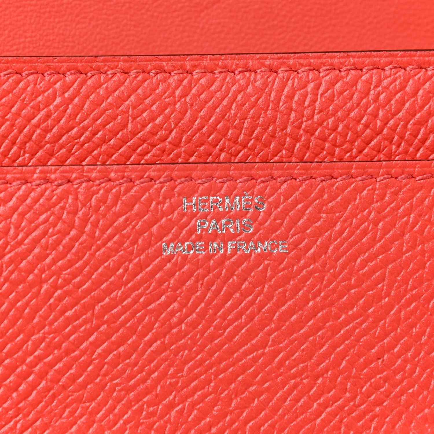 Hermes Epsom Constance Long Wallet Rose Jaipur 6 of 7
