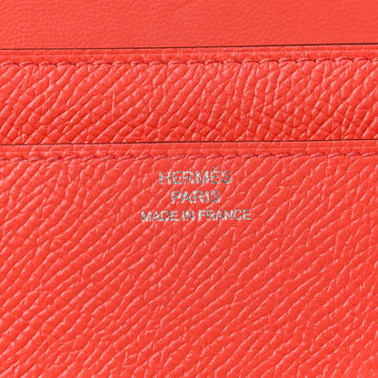 Hermes Epsom Constance Long Wallet Rose Jaipur 6 of 7