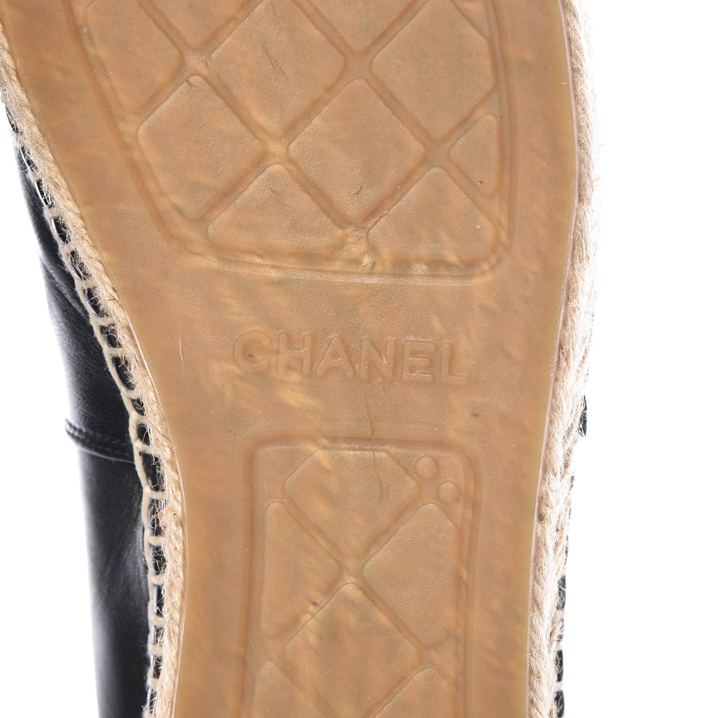Lambskin CC Espadrilles 40 Black