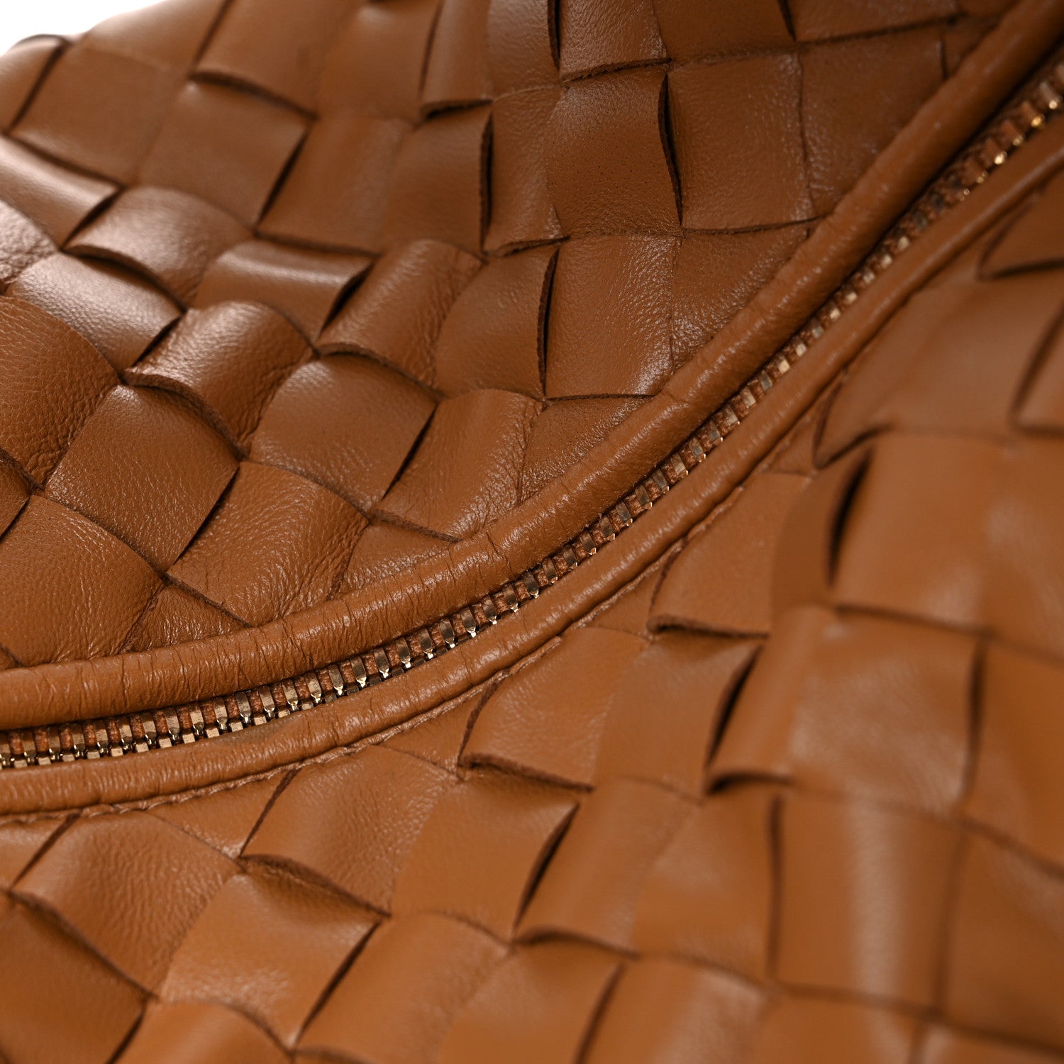 Bottega Veneta Nappa Intrecciato Teen Jodie Hobo Caramel 10 of 11