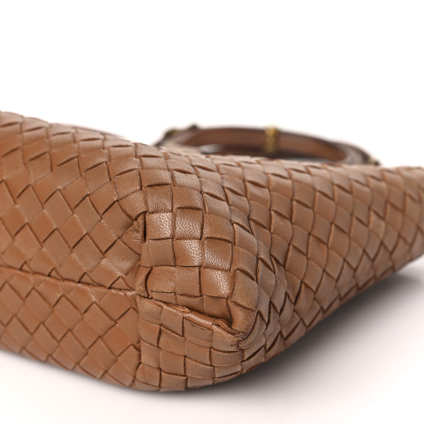 Nappa Intrecciato Capri Tote Maple