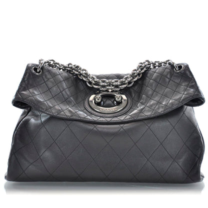 Chanel Lambskin Quilted New Lock Flap Black 1 of 10