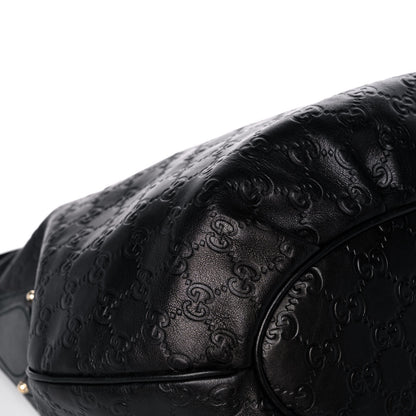 Gucci Guccissima Pelham Medium Hobo Black 10 of 17