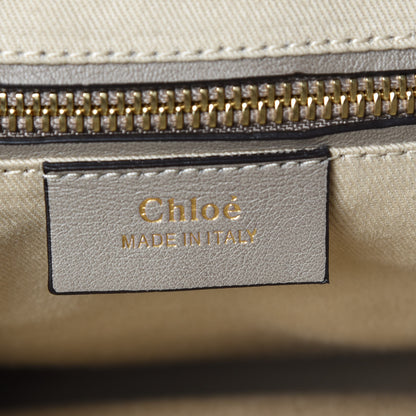 Chloe Suede Calfskin Small Faye Backpack Motty Grey 7 of 8