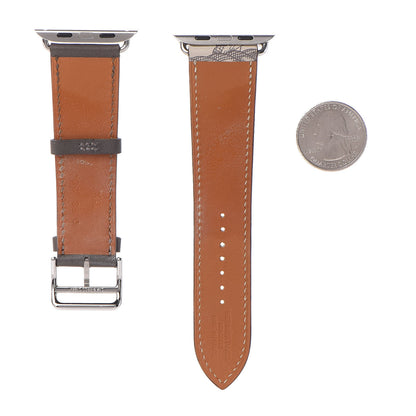 Hermes Apple Watch Single Tour Band 38mm Beton Etain 3 of 4