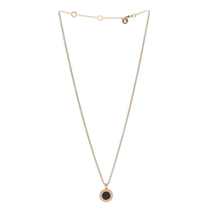 Bulgari 18K Yellow Gold Diamond Black Onyx Mother of Pearl BVLGARI BVLGARI Pendant Necklace 2 of 8