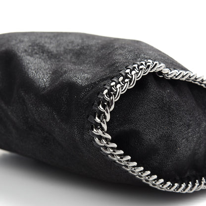 Stella McCartney Shaggy Deer Mini Falabella Fold Over Tote Black 8 of 8