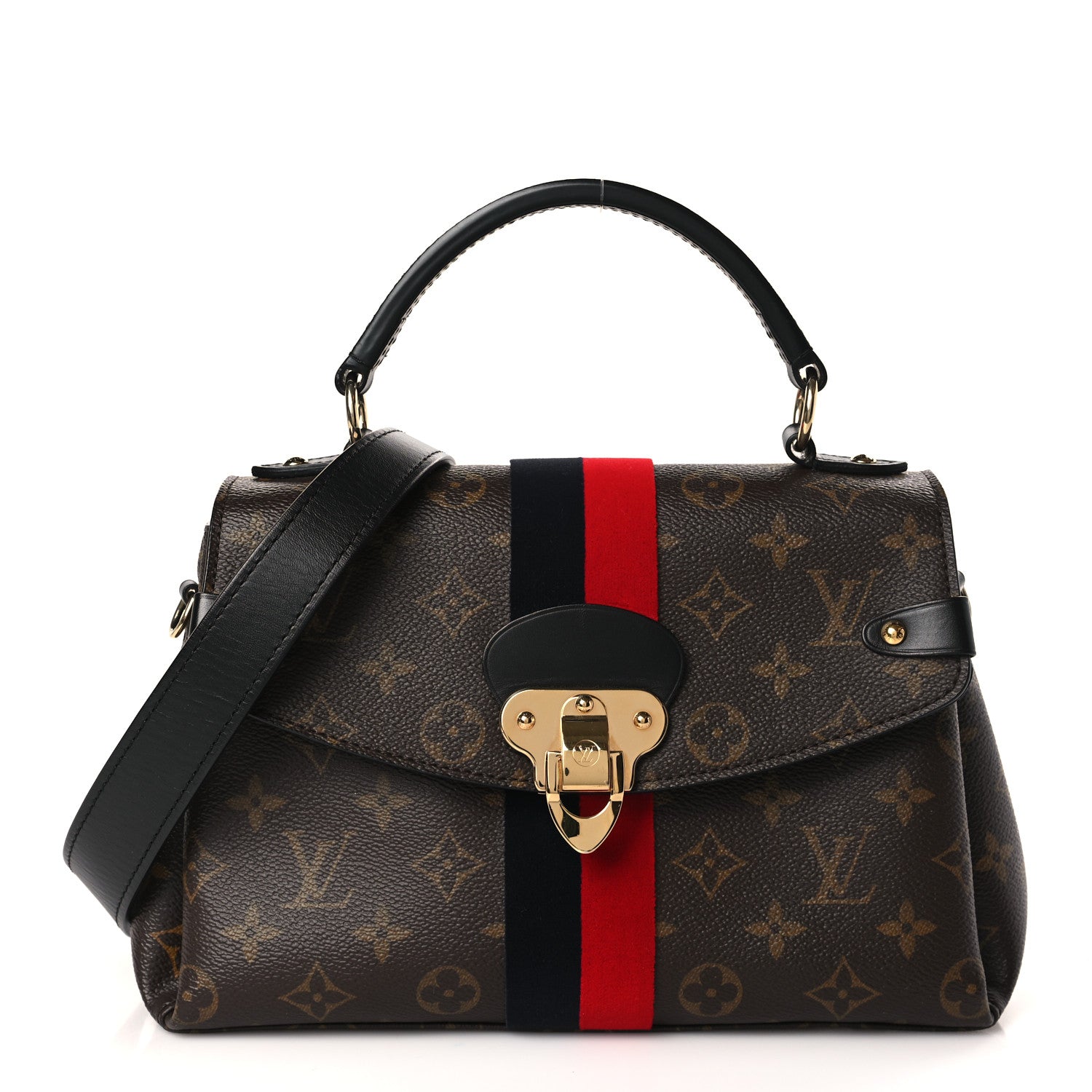 Louis Vuitton Monogram Georges BB Marine Cherry 1 of 8