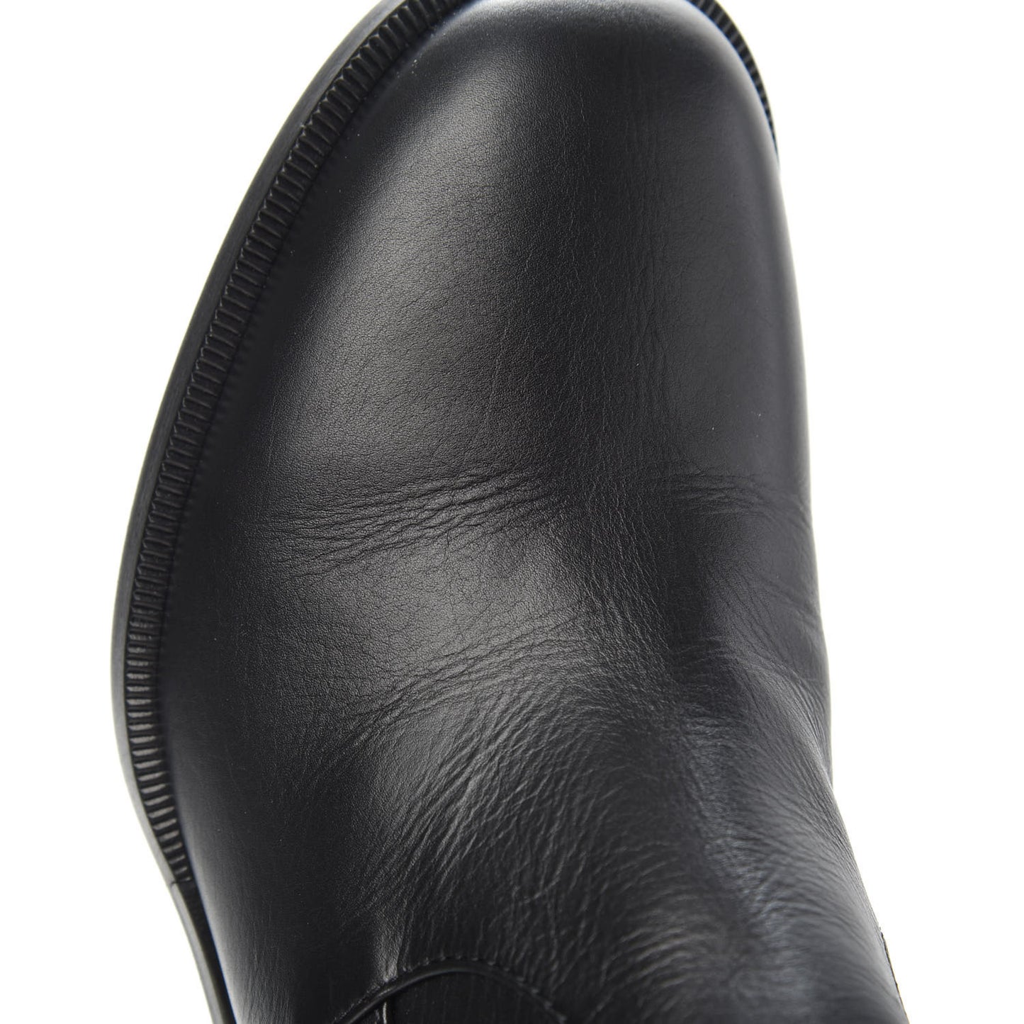 Calfskin Quilted CC Boots 37 Black