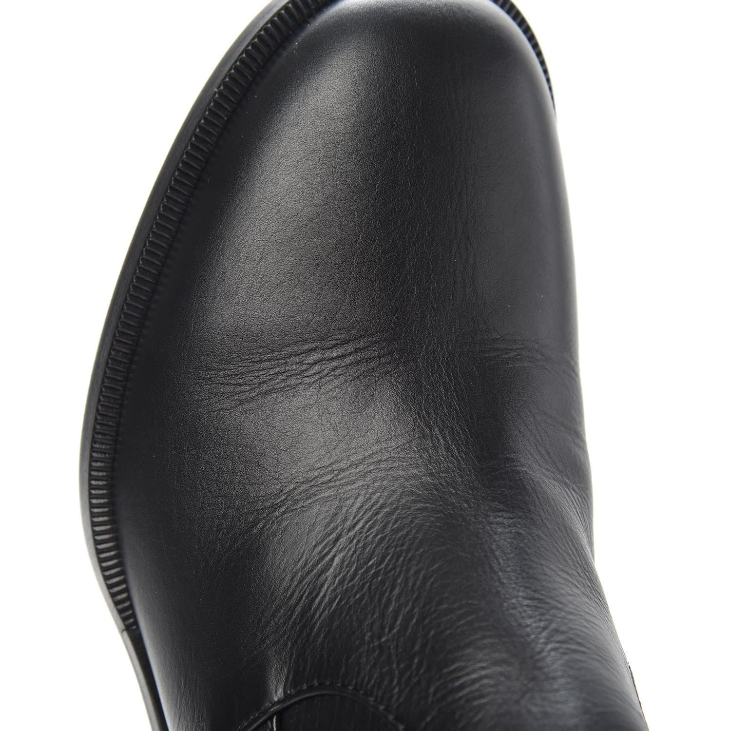 Chanel Calfskin Quilted CC Boots 37 Black 8 of 9