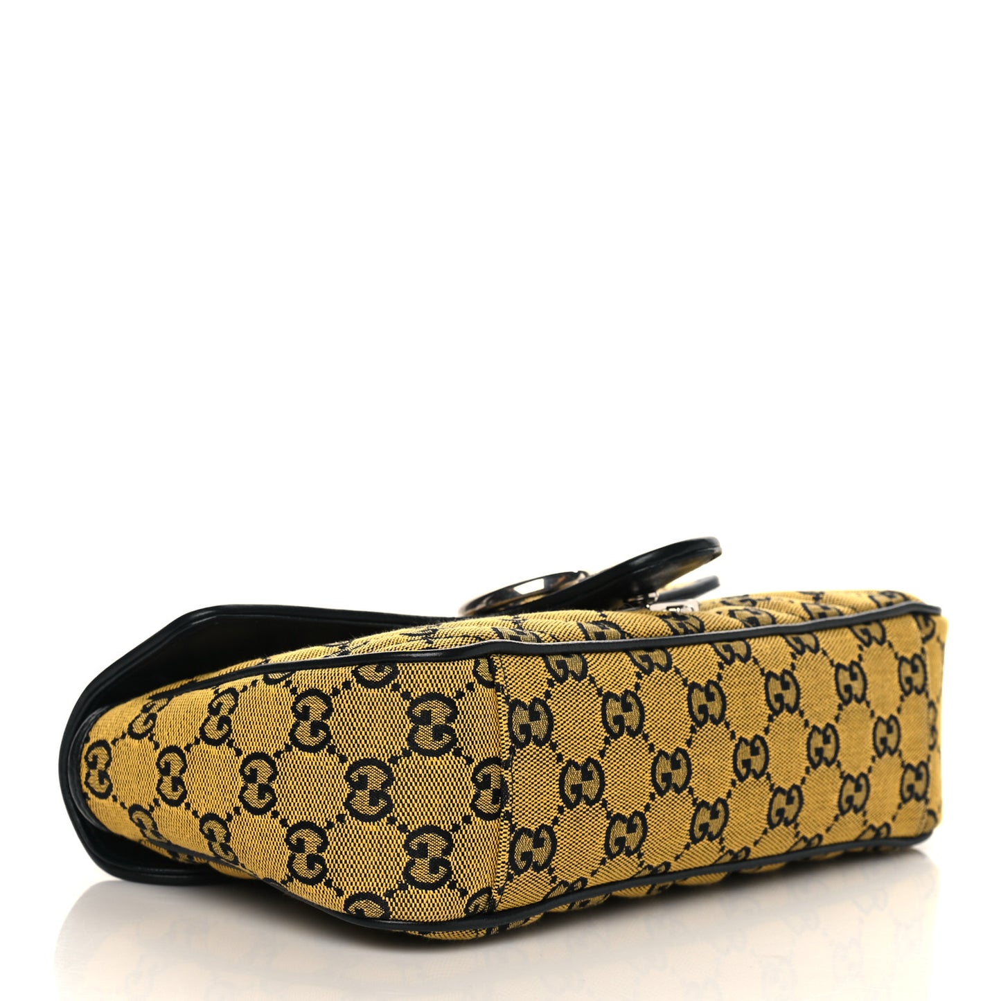 Monogram Multicolor Matelasse Diagonal Small GG Marmont Shoulder Bag Yellow Blue