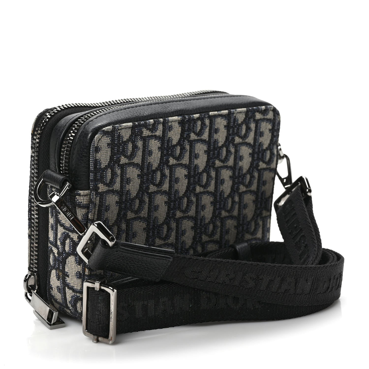 Christian Dior Oblique Messenger Pouch Black 3 of 9