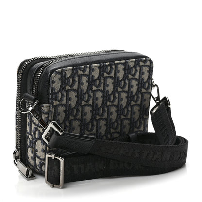 Christian Dior Oblique Messenger Pouch Black 3 of 9