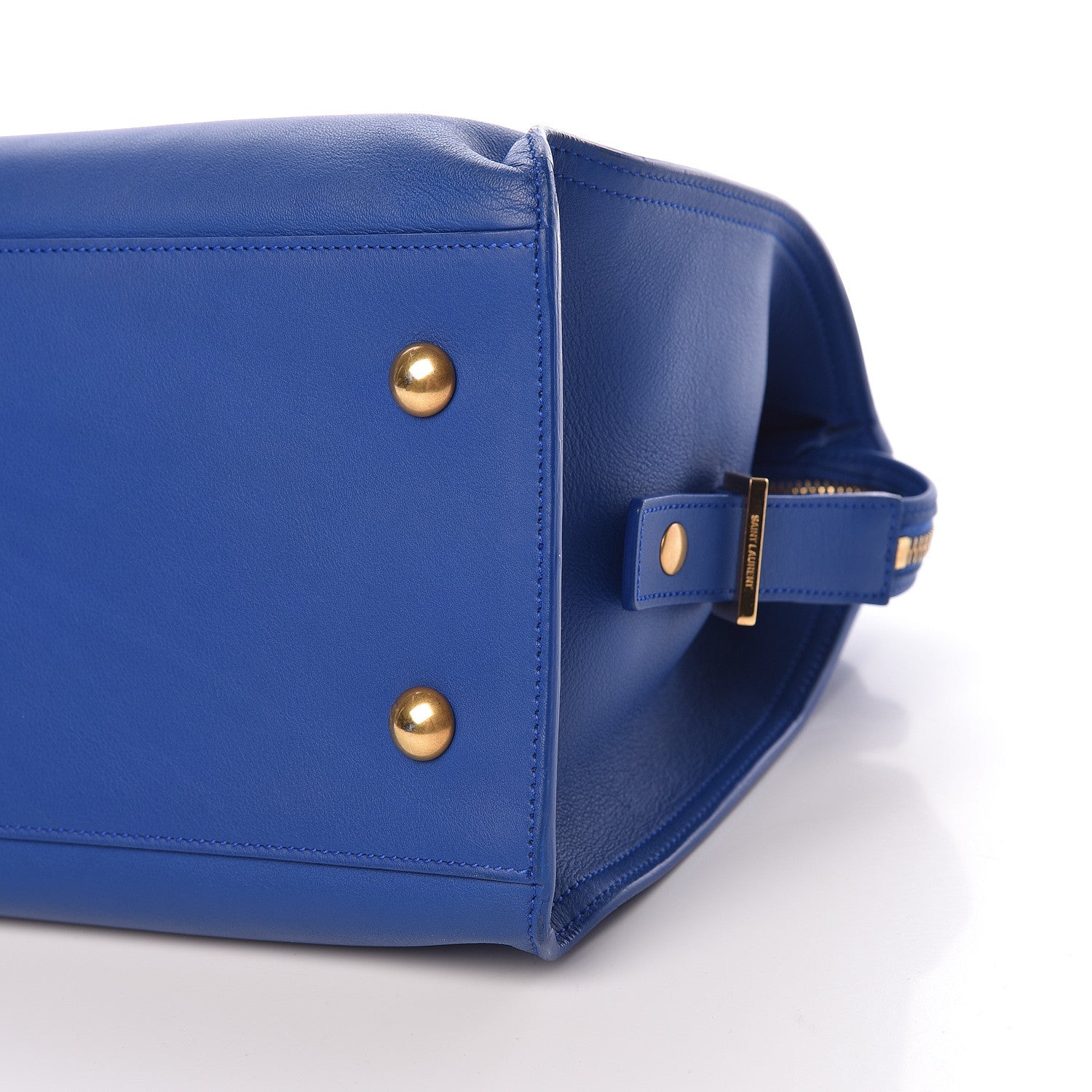 Saint Laurent Calfskin Small Classic Y Cabas Royal Blue 6 of 12