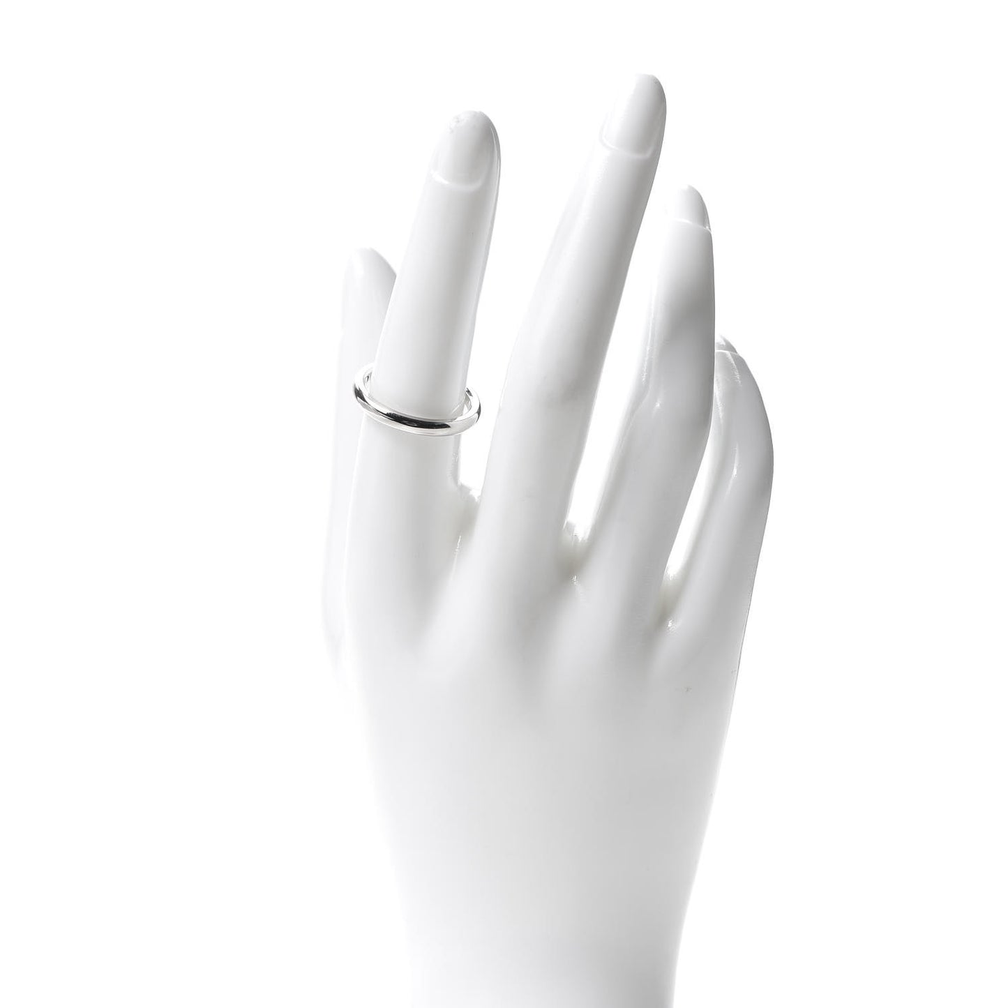 Platinum 3mm Classic Wedding Band Ring 56 7.5