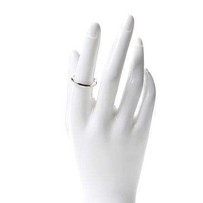 Tiffany Platinum 3mm Classic Wedding Band Ring 56 7.5 2 of 5