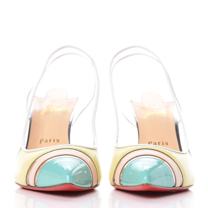 Christian Louboutin Patent PVC Highway 85 Pumps 39 Version Primevere 2 of 11