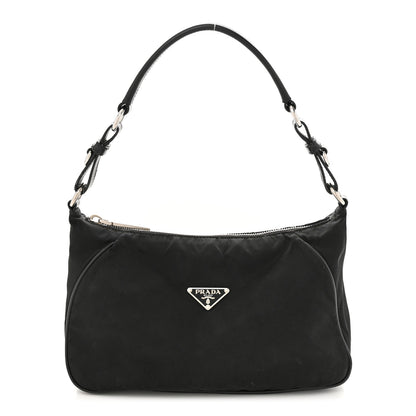 Prada Tessuto Nylon Shoulder Bag Black 1 of 12
