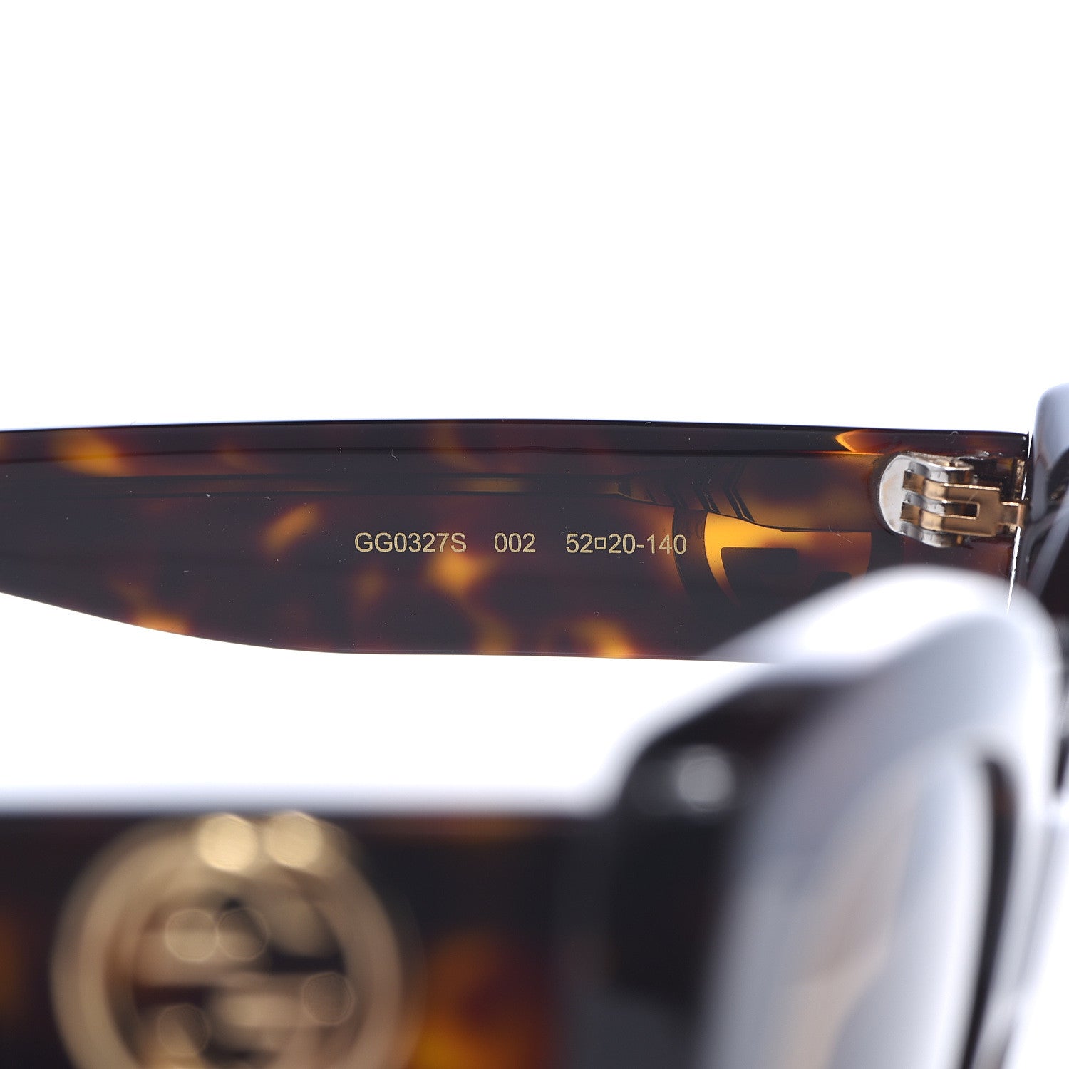 Gucci Acetate Sunglasses GG0327S Tortoise 5 of 9