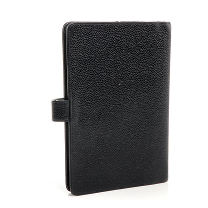 Chanel Caviar CC Small Ring Agenda Planner Black 2 of 7