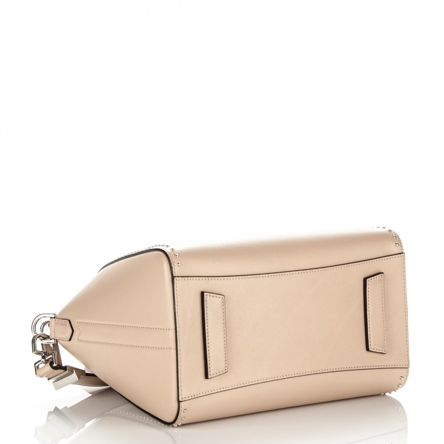 Calfskin Small Studded Antigona Beige Buff