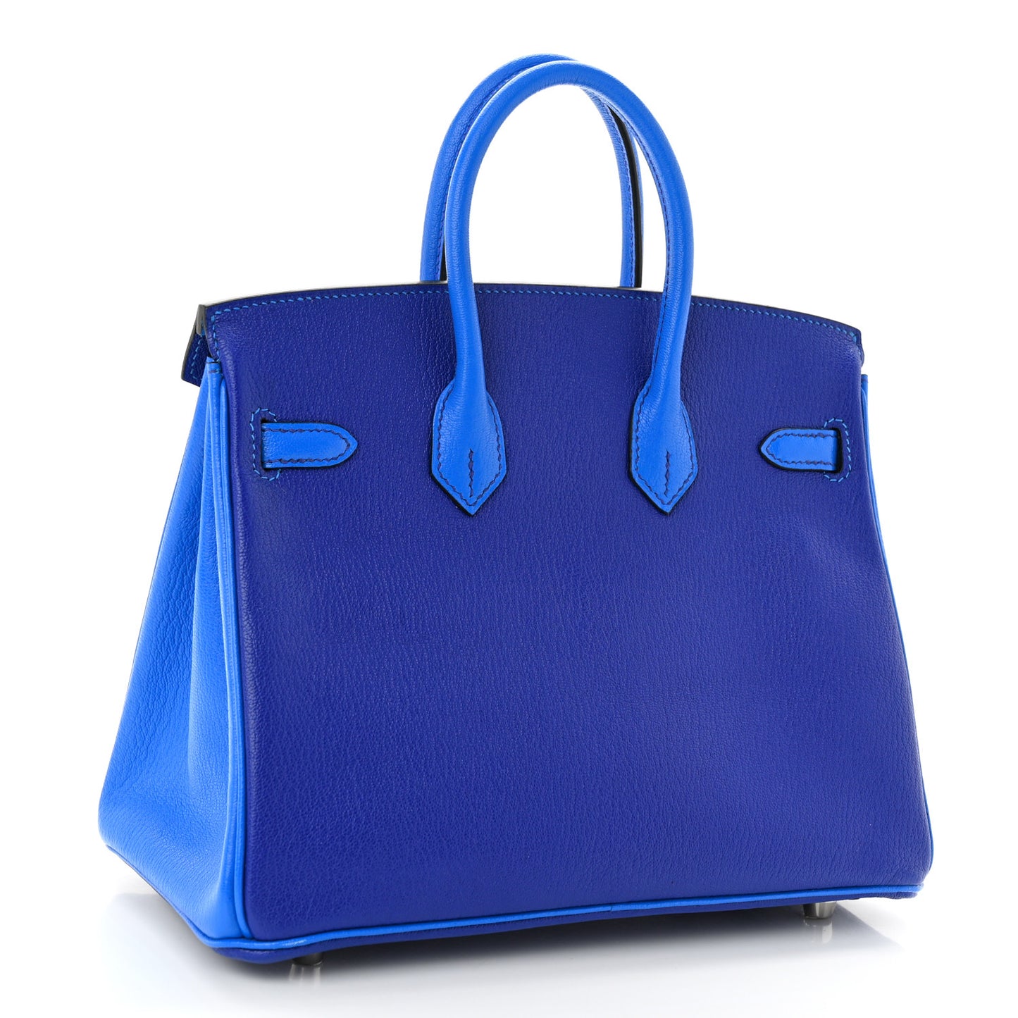 Chevre Mysore Horseshoe Birkin 25 Bleu Electrique Bleu Izmir