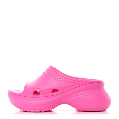 Balenciaga X CROCS Rubber Womens Pool Slides 38 Pink 1 of 10