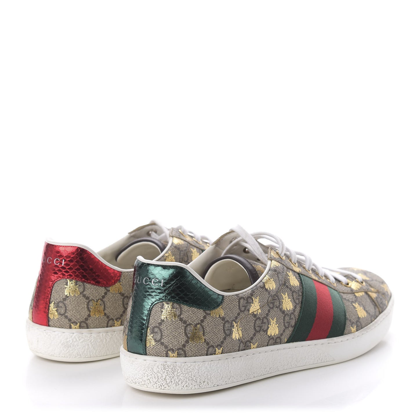 GG Supreme Monogram Ayers Mens Ace Bee Sneaker 9