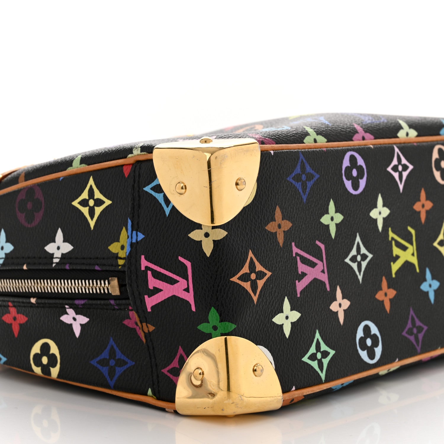 Louis Vuitton Monogram Multicolor Trouville Black 8 of 9