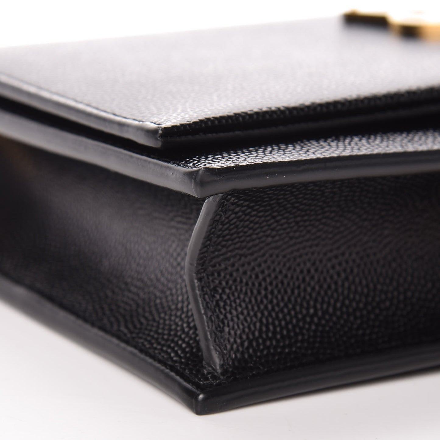 Grain De Poudre Small Classic Monogram Kate Tassel Chain Wallet Black