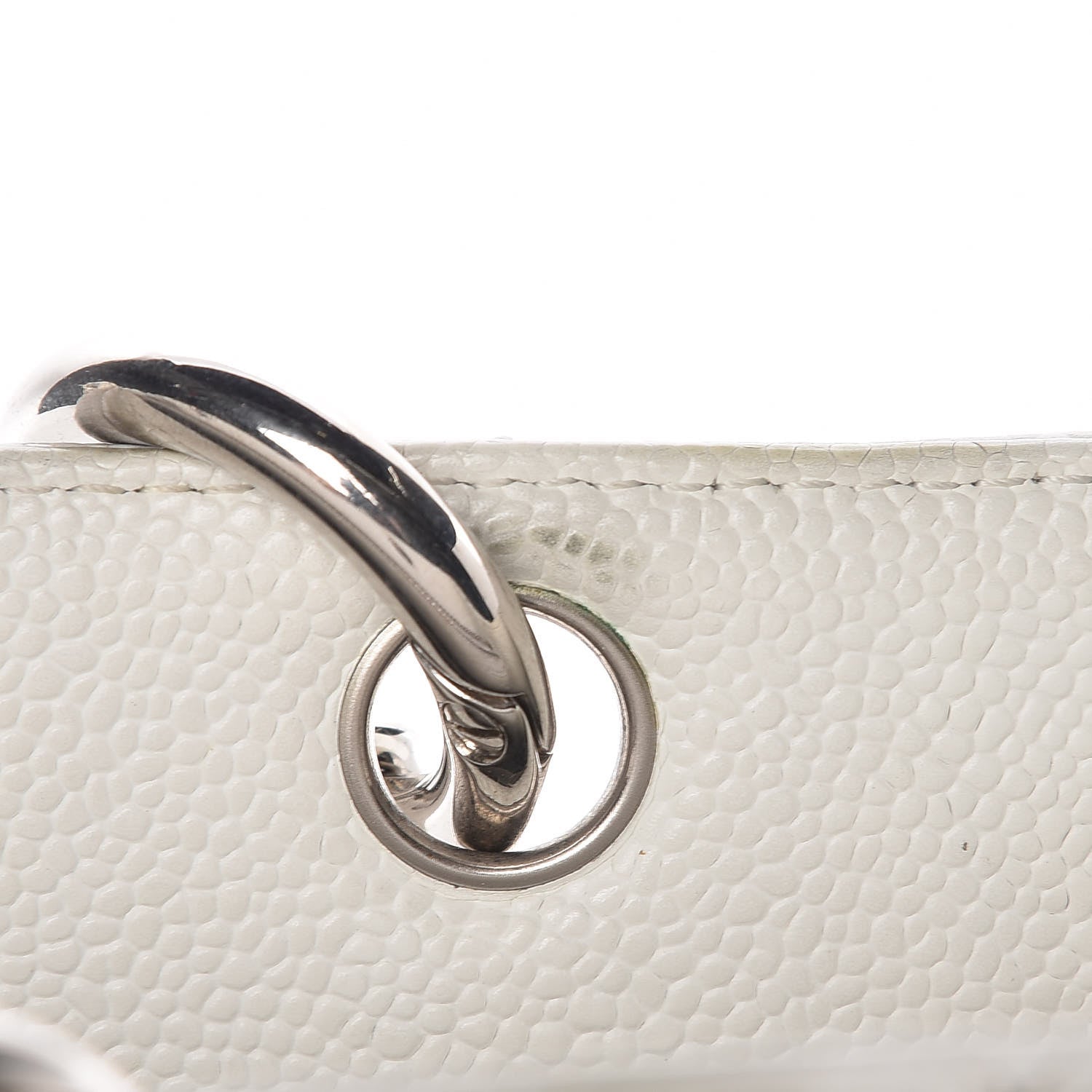 Chanel Caviar Quilted Grand Shopping Tote GST White 13 of 27