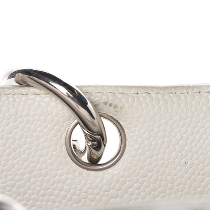 Chanel Caviar Quilted Grand Shopping Tote GST White 13 of 27