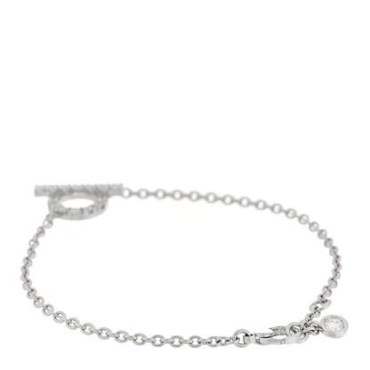 Hermes 18K White Gold Diamond Finesse Bracelet SH 2 of 4