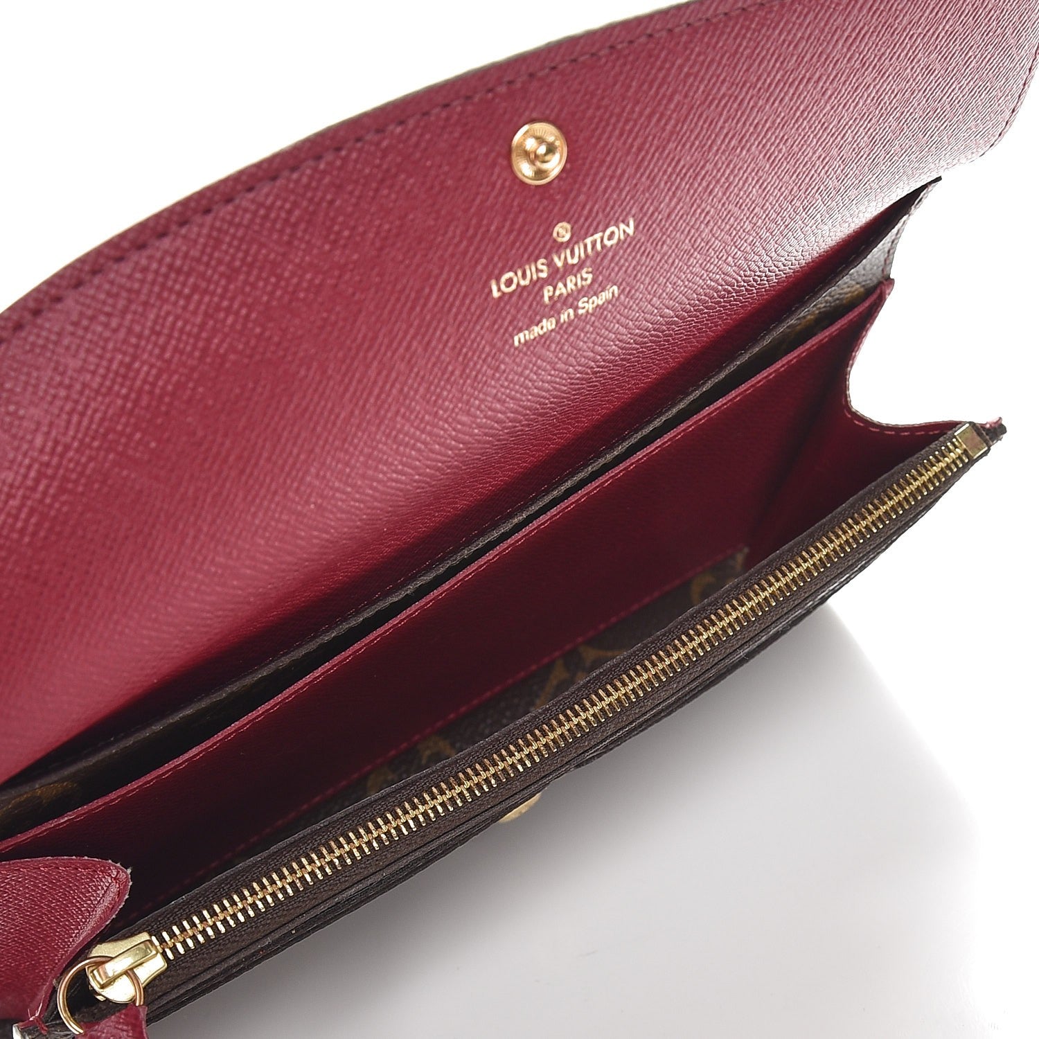 Louis Vuitton Monogram Emilie Wallet Fuchsia 5 of 7