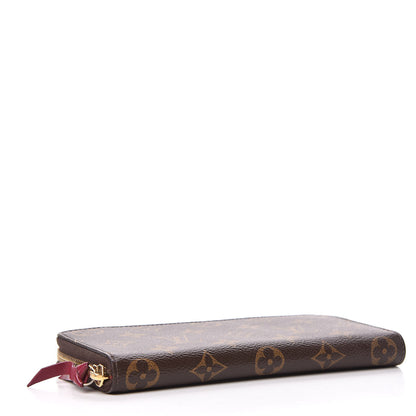 Louis Vuitton Monogram Clemence Wallet Fuchsia 4 of 9