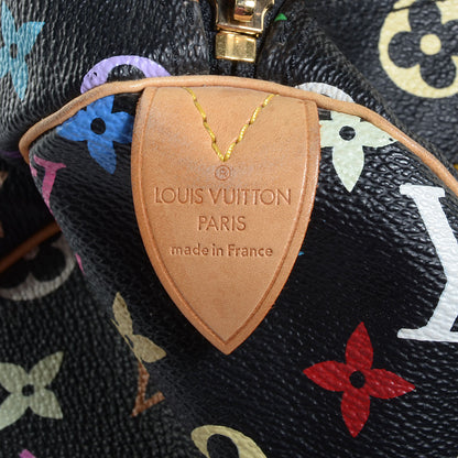 Louis Vuitton Monogram Multicolor Speedy 30 Black 7 of 7
