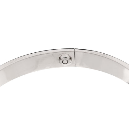 Cartier 18K White Gold LOVE Bracelet 20 9 of 10
