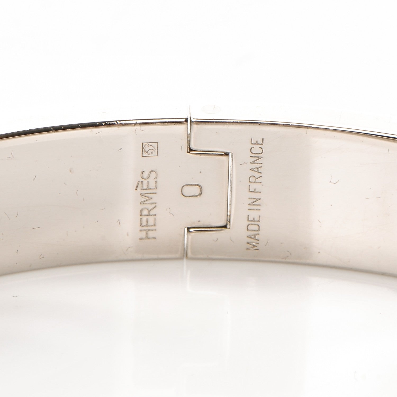 Hermes Enamel Narrow Clic Clac H Bracelet PM Black 4 of 5