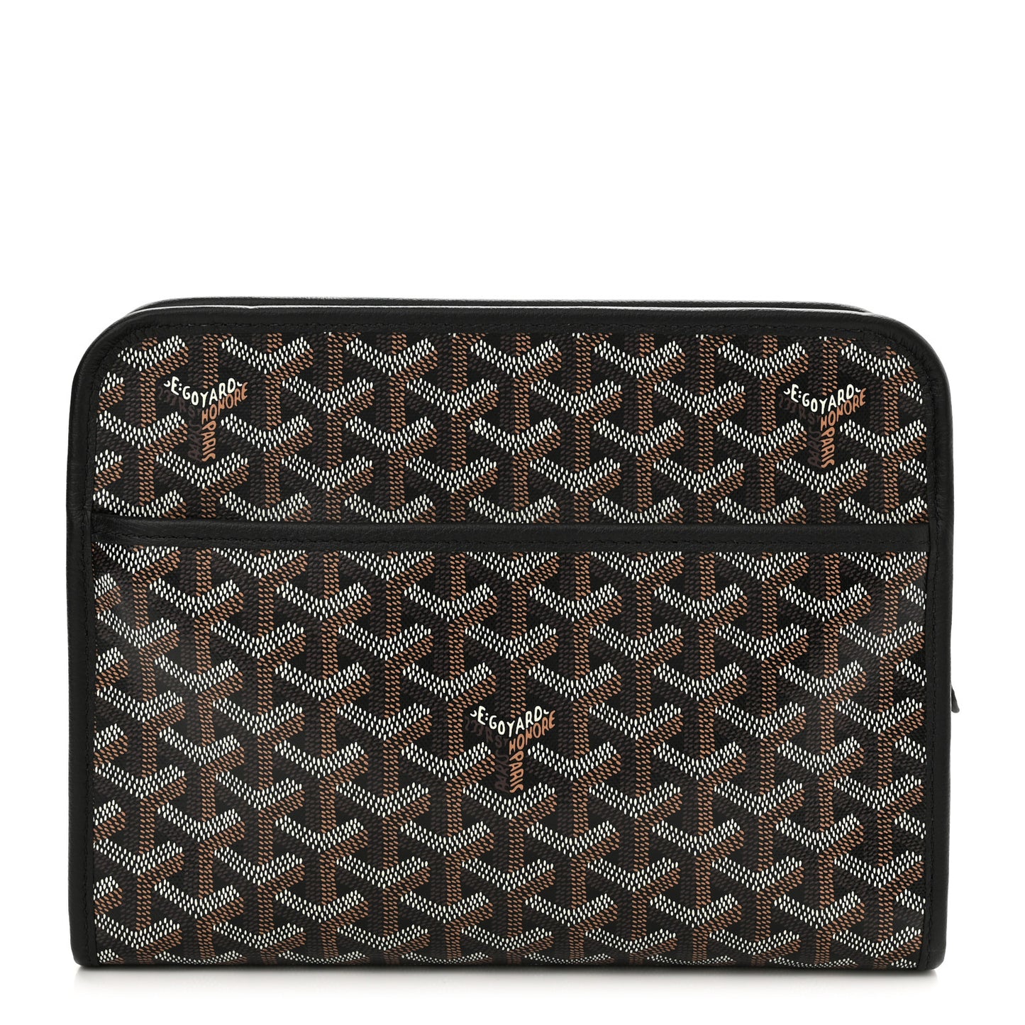 Goyardine Jouvence MM Toiletry Pouch Black