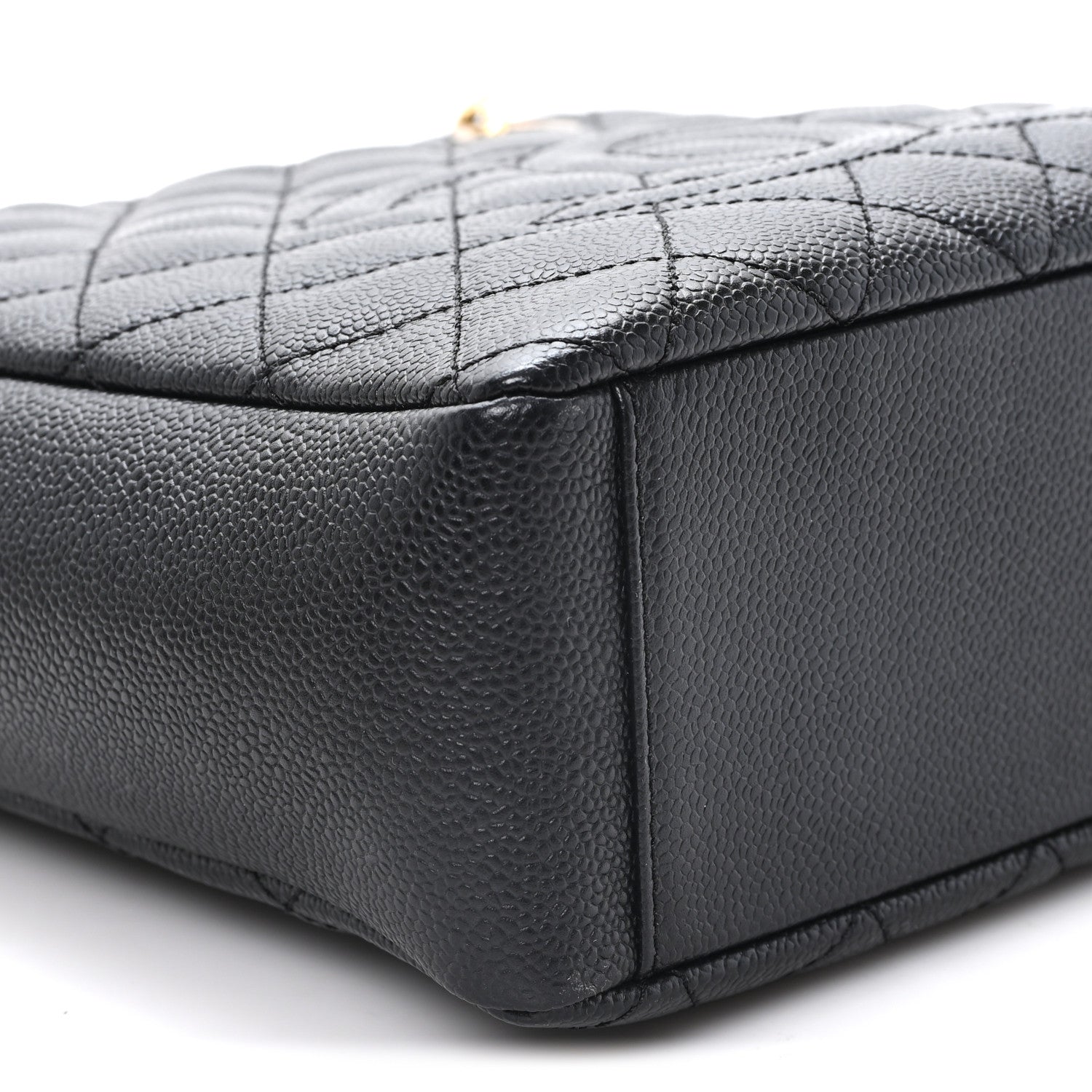 Chanel Caviar Quilted Petit Shopping Tote PST Black 8 of 10