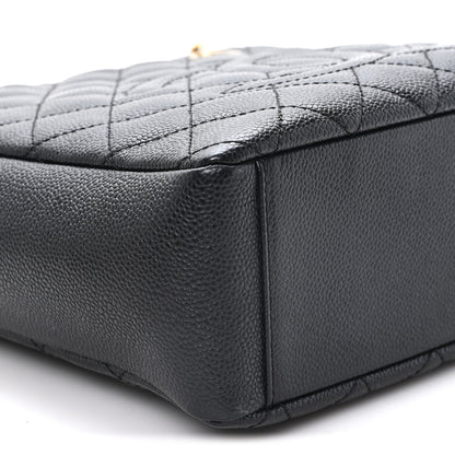 Chanel Caviar Quilted Petit Shopping Tote PST Black 8 of 10