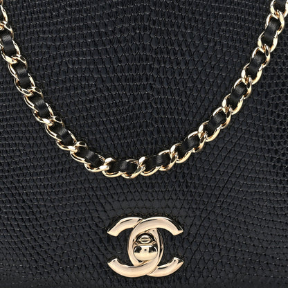 Chanel Lizard Small Single Flap Black 8 of 10