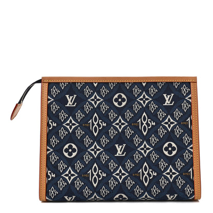 Louis Vuitton Jacquard Since 1854 Toiletry Pouch 26 Blue 1 of 6